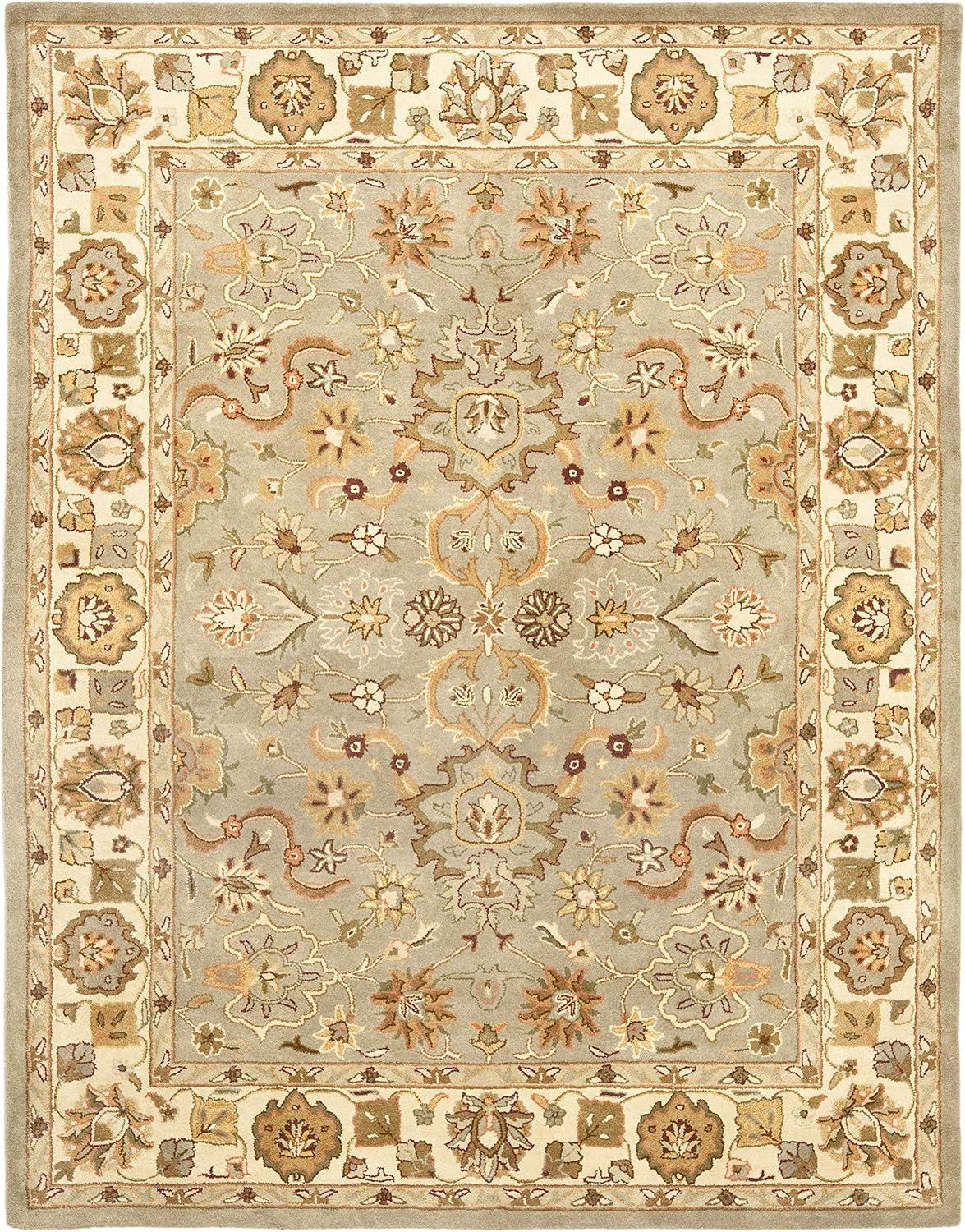 Heritage Ivory & Beige Hand-Tufted Wool Area Rug - 12' x 18'