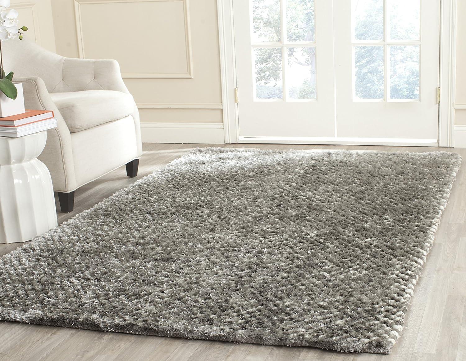 Saint Tropez Shag STS641 Hand Woven Area Rug  - Safavieh