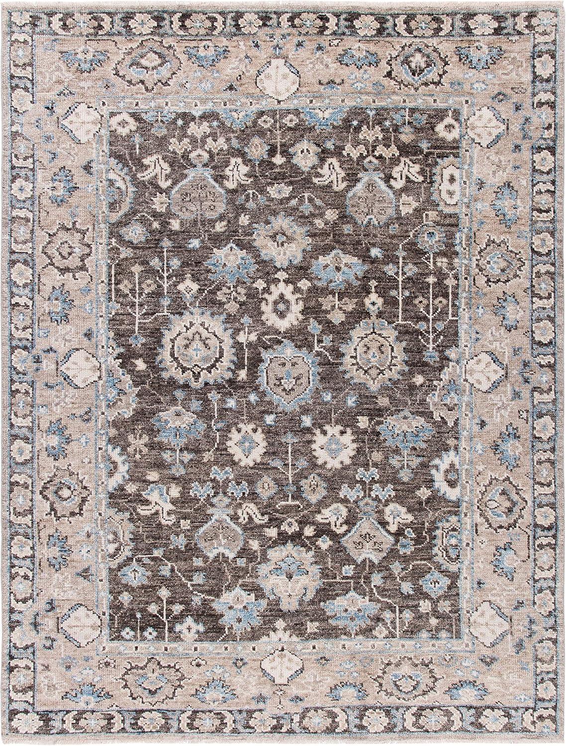 Oriental Hand Knotted 80% Wool And 10% Cotton Oriental Rug