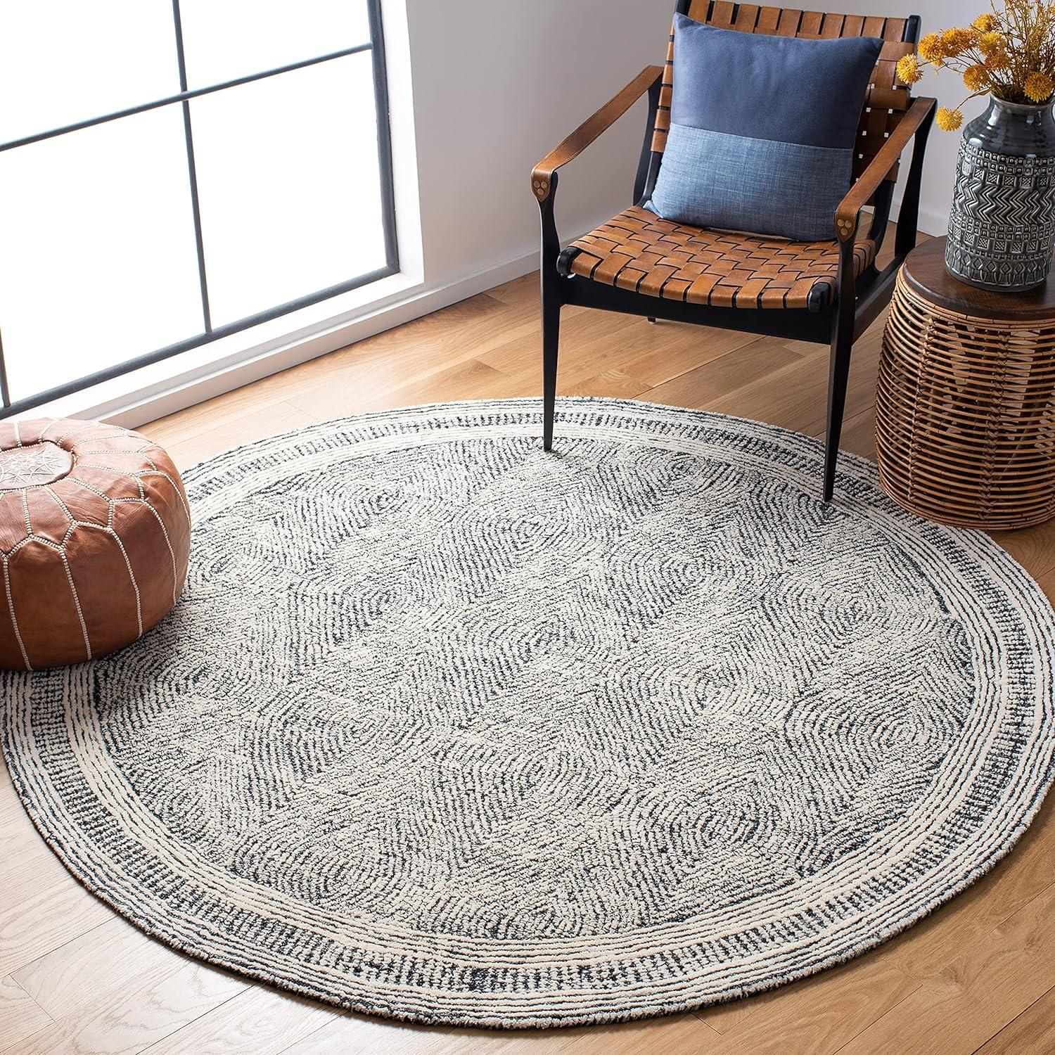 Abstract ABT340 Hand Tufted Area Rug  - Safavieh