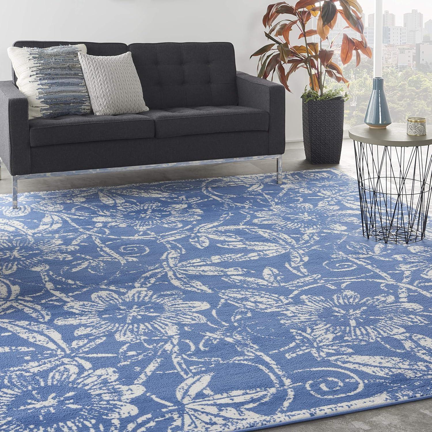 Nourison Whimsicle WHS05 Indoor only Area Rug - Navy 7' x 10'