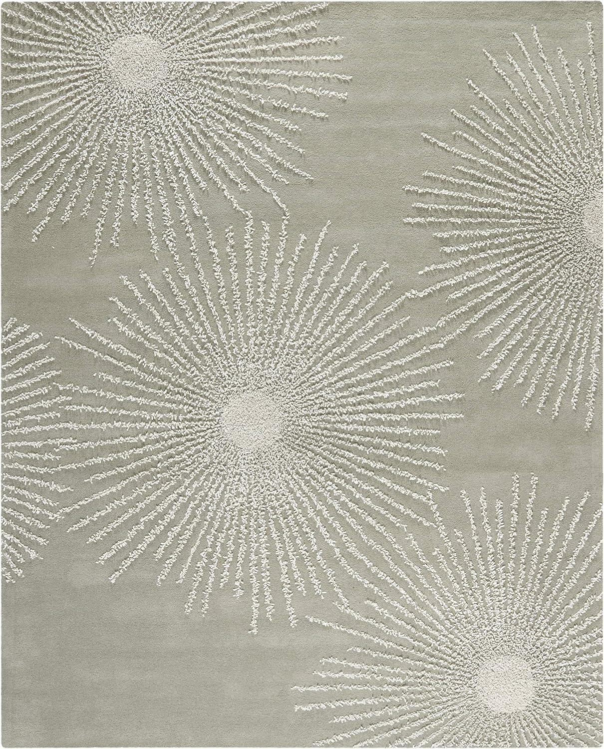 Soho SOH712 Hand Tufted Area Rug - Grey/Ivory - 5'x8' - Safavieh.