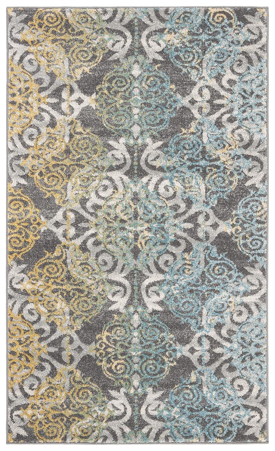 Evoke EVK230 Power Loomed Indoor Accent Rug - Grey/Ivory - 3'x5' - Safavieh
