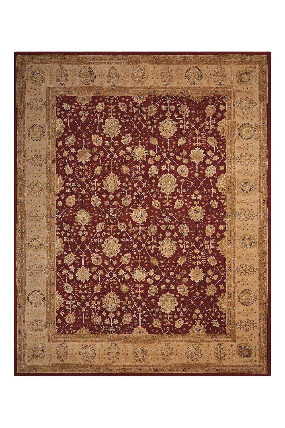 Nourison  Hand-tufted Area Rug Taupe 5'6" x 8'6" Contains Latex Silk, Wool Nature 5' x 8' Indoor Brown