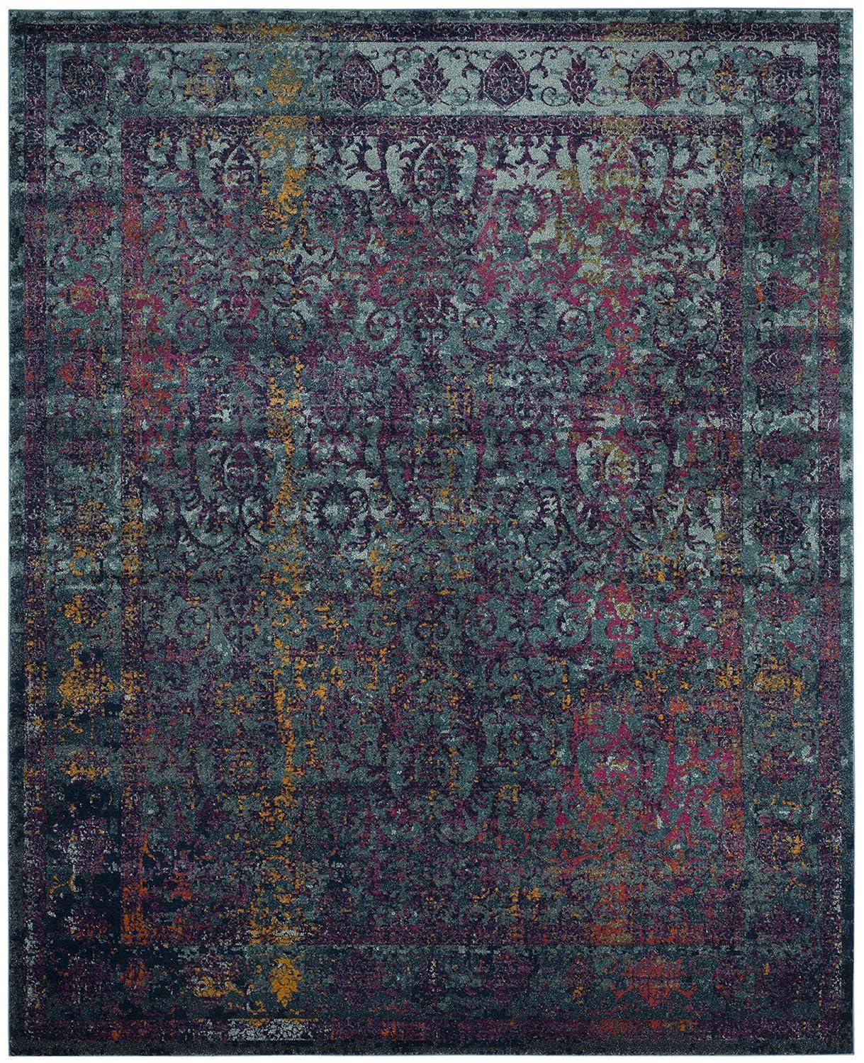 SAFAVIEH Granada Emelly Oriental Area Rug, Blue/Multi, 9' x 12'