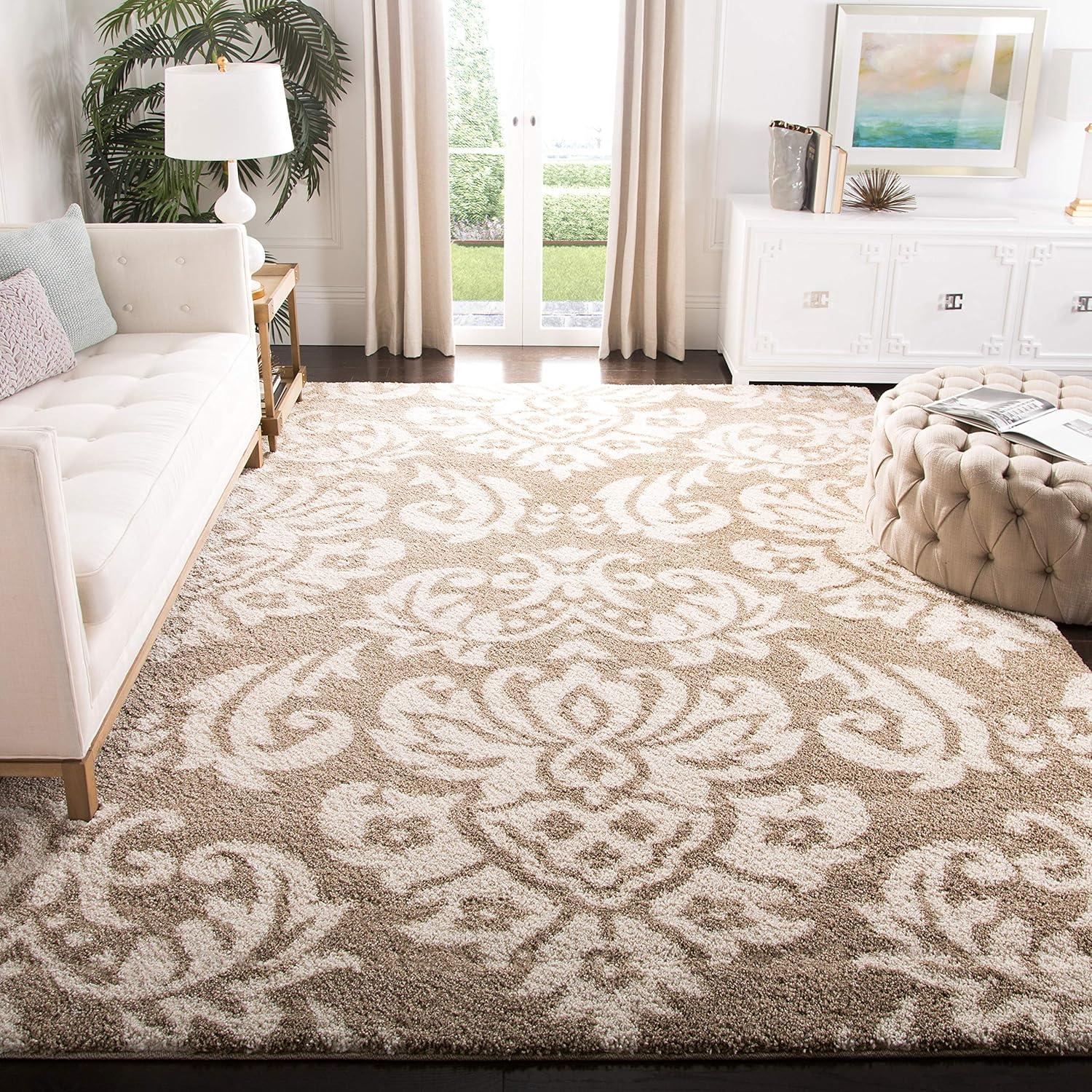 Florida Shag SG460 Power Loomed Rugs - Safavieh