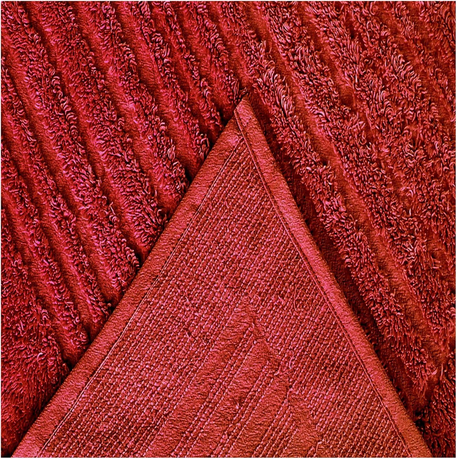 Better Trends Ashton Collection: Luxurious Medallion Design Bedspread - Super Soft, Lightweight, 100% Cotton, Tufted, Twin (81" x 110"), Burgundy