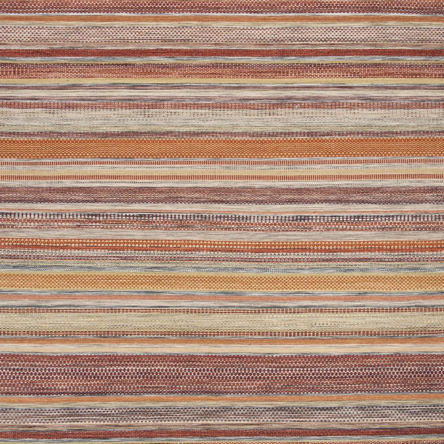 Striped Kilim STK311 Hand Woven Indoor Area Rug - Beige - 7'x7' - Safavieh