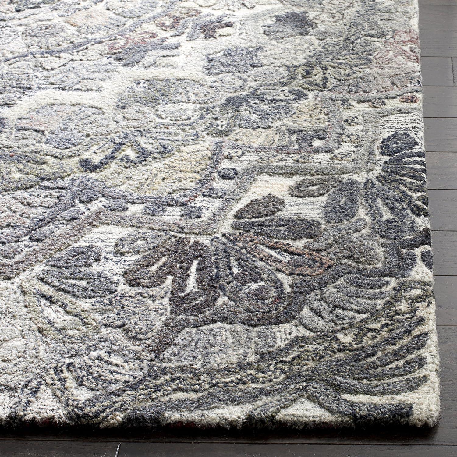 Marquee MRQ110 Hand Tufted Accent Rug - Gray/Multi - 2'x3' - Safavieh..