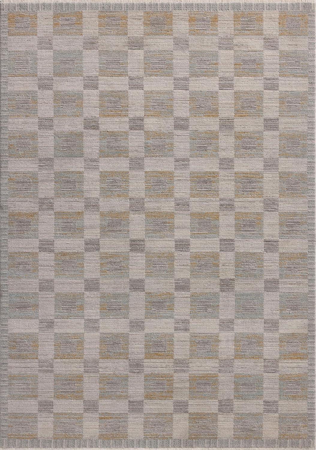 Cali II Rug by Amber Lewis x Loloi - Mist and Wheat / 3'6" x 5'6"