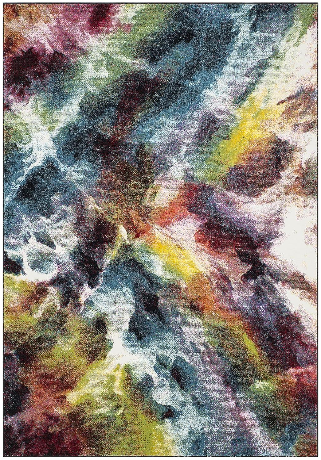 Galaxy GAL110 Power Loomed Area Rug - Multi - 4'x6' - Safavieh.