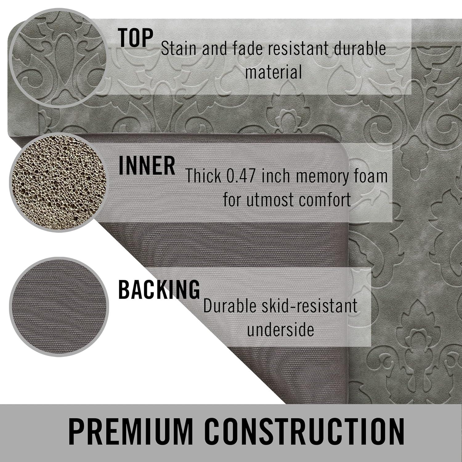 Chef Gear Embossed Soothing Comfort Anti-Fatigue Mat