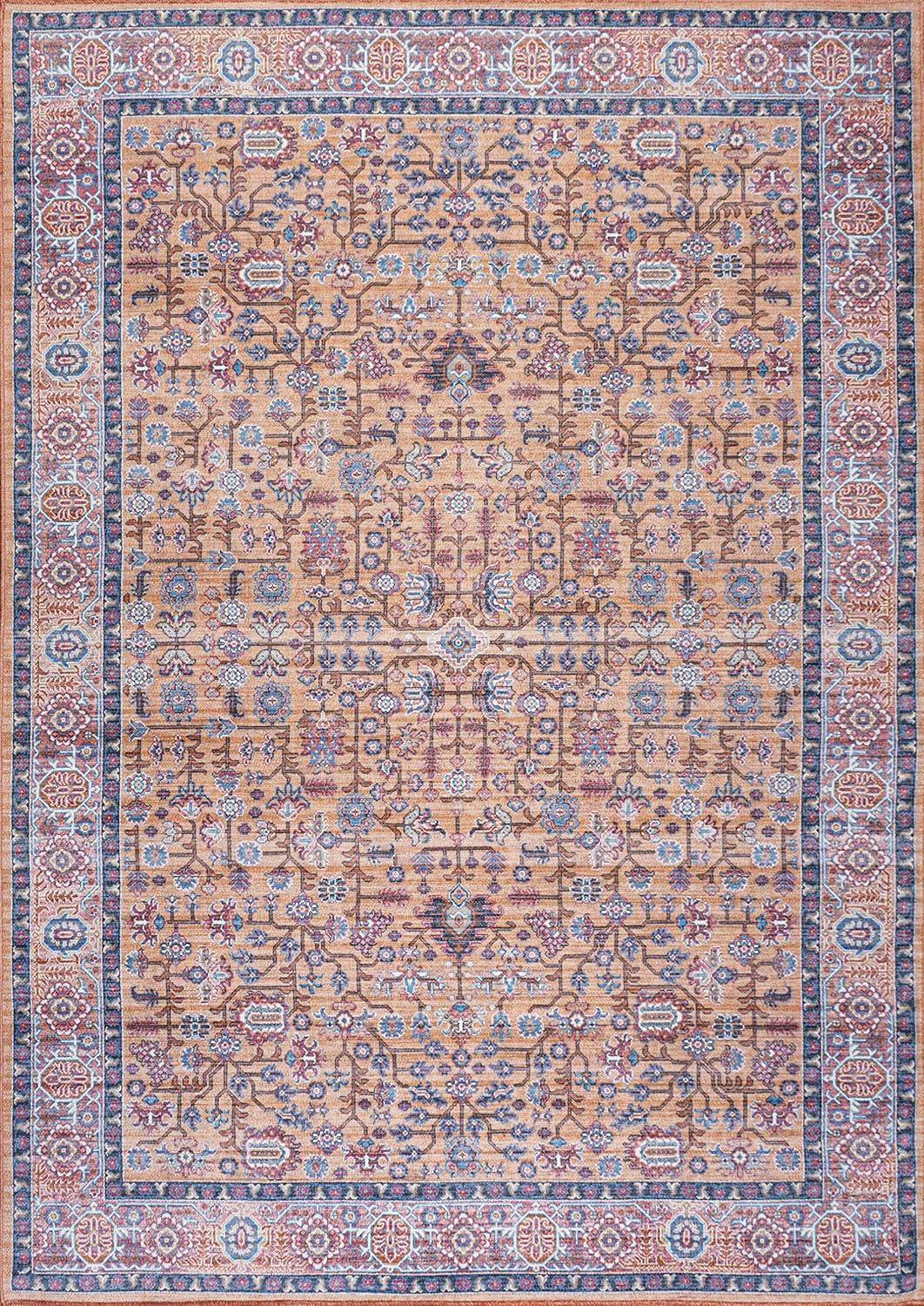 Kemer All-Over Persian Washable Area Rug - JONATHAN Y