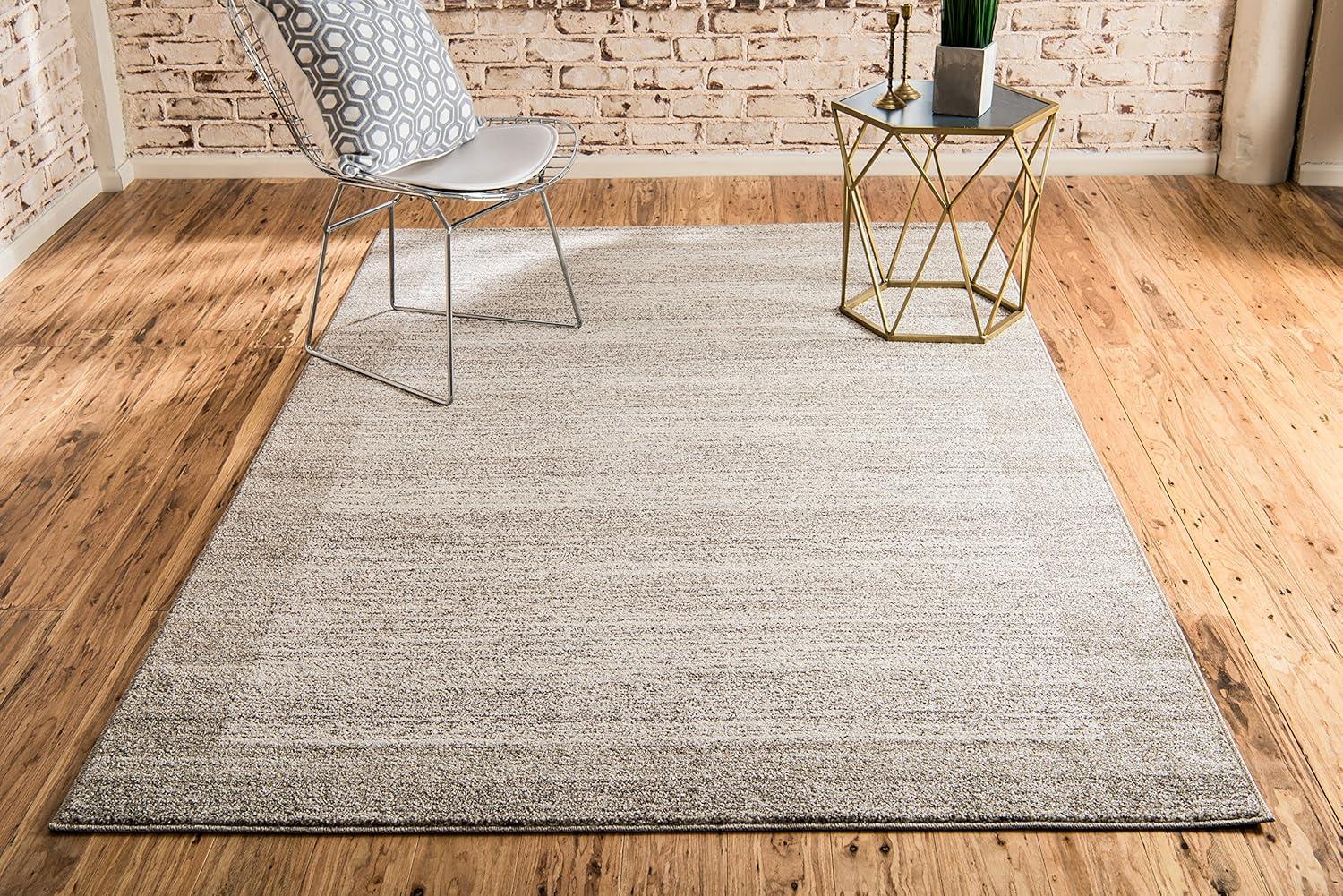 Unique Loom Del Mar Abigail Solid Indoor Woven Area Rug