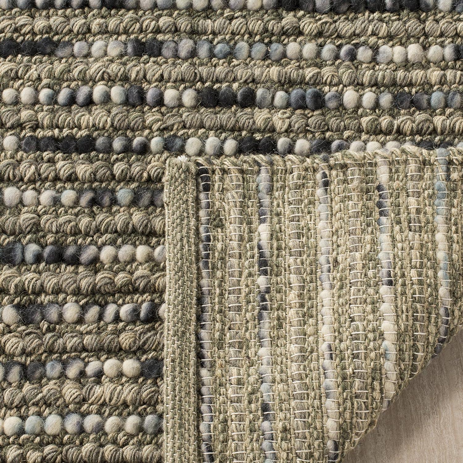 Bohemian BOH525 Hand Woven Area Rug - Grey/Multi - 6'x9' - Safavieh.