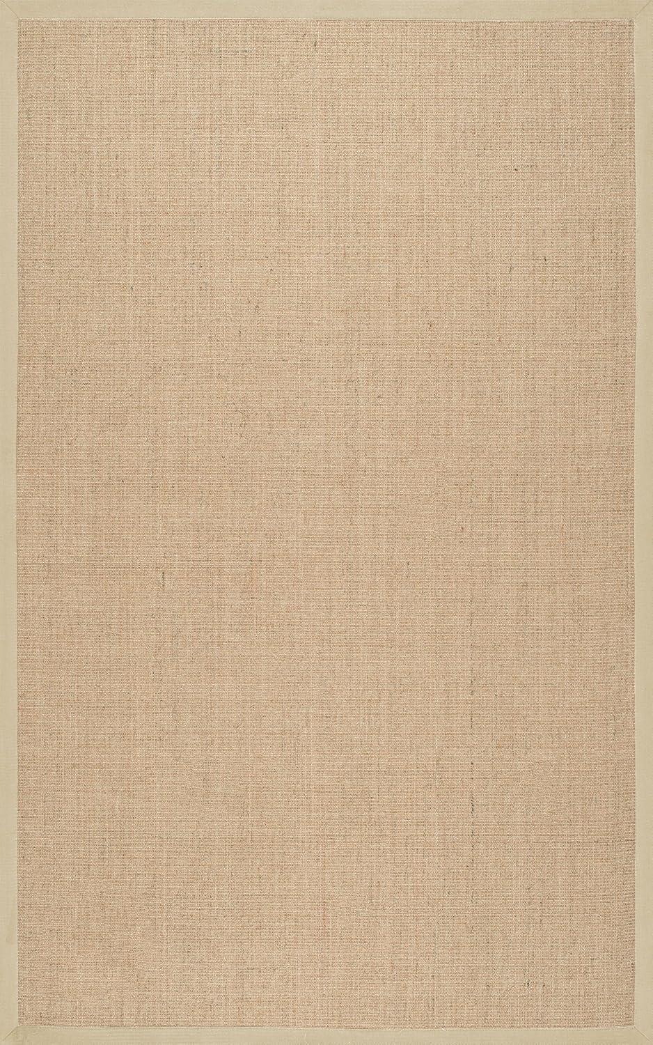 Handmade Beige Wool Flat Woven Accent Rug 3'x5'