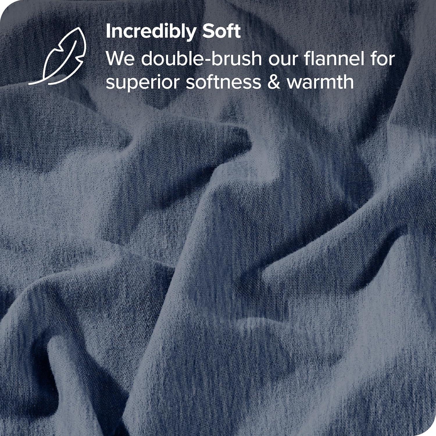 100% Cotton Flannel Duvet Cover Set