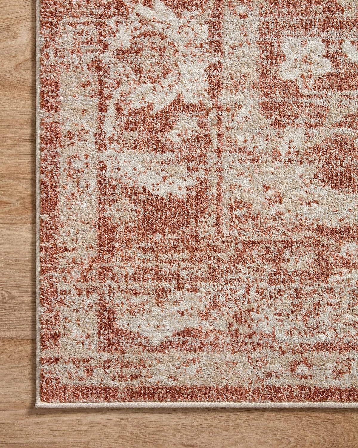 Loloi II Odette Rust / Ivory 2'-3" x 3'-10" Accent Rug