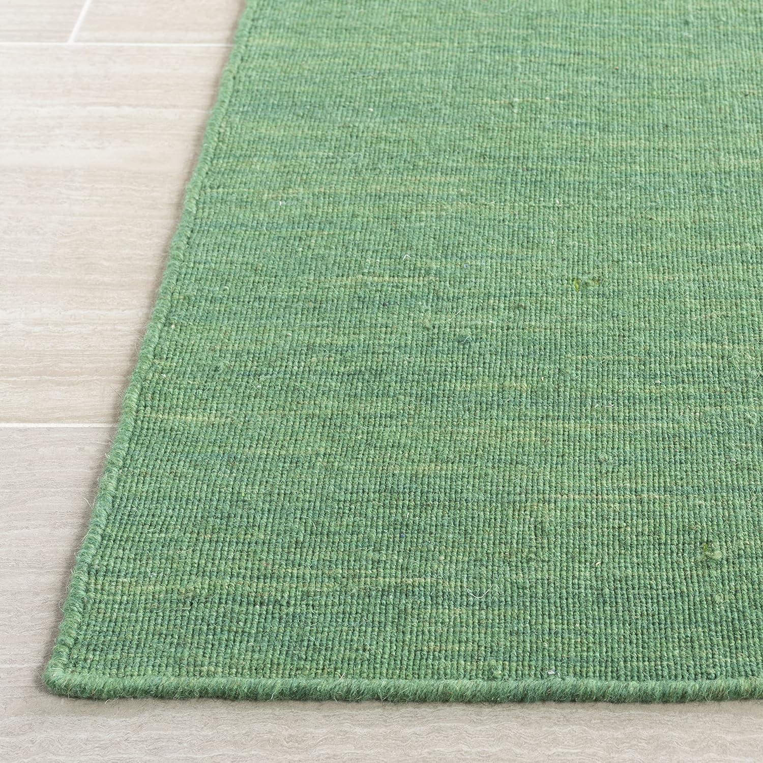 SAFAVIEH Kilim Patrick Solid Area Rug, Green, 3' x 5'