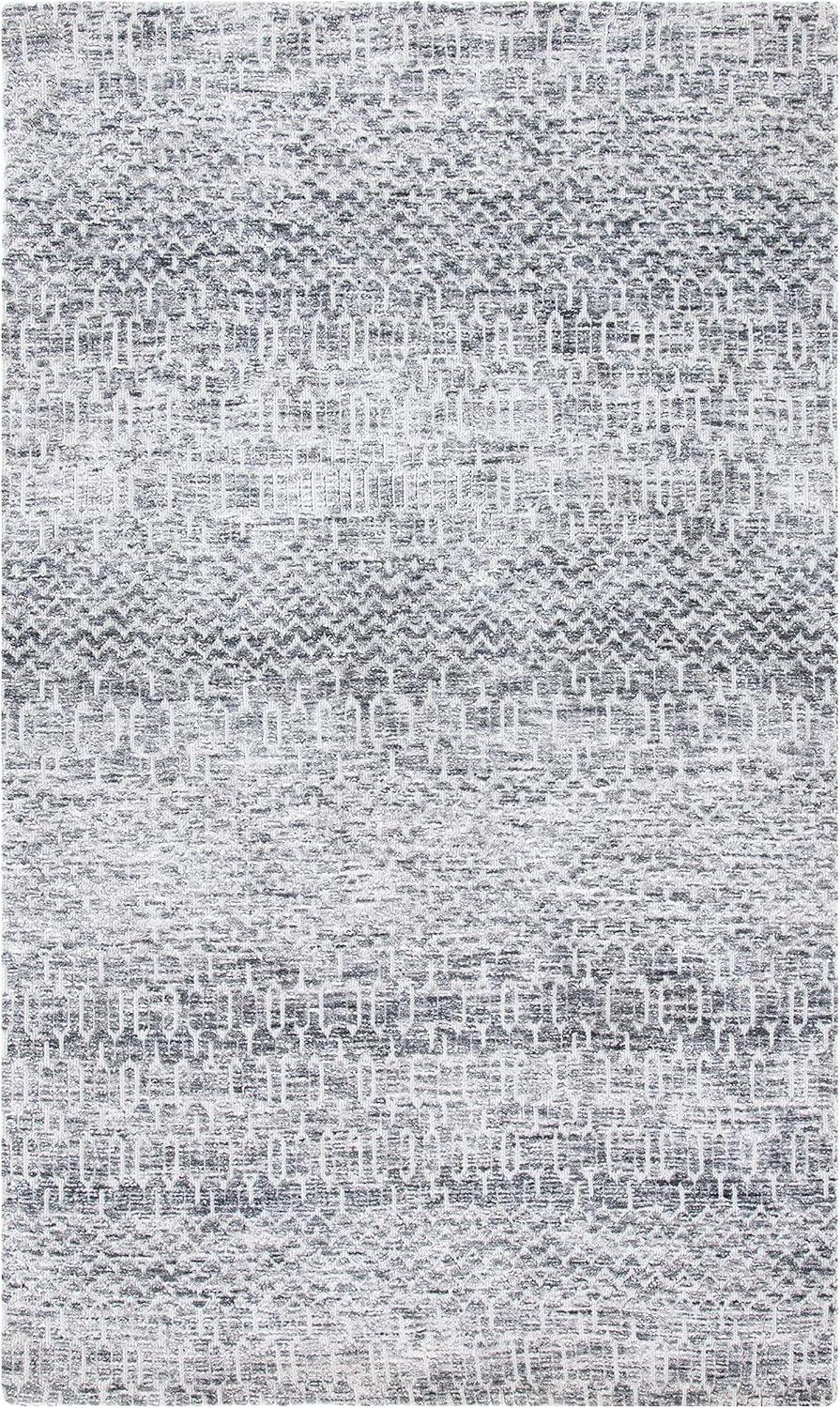 Roslyn ROS705 Hand Loomed Area Rug - Grey - 8'x10' - Safavieh.