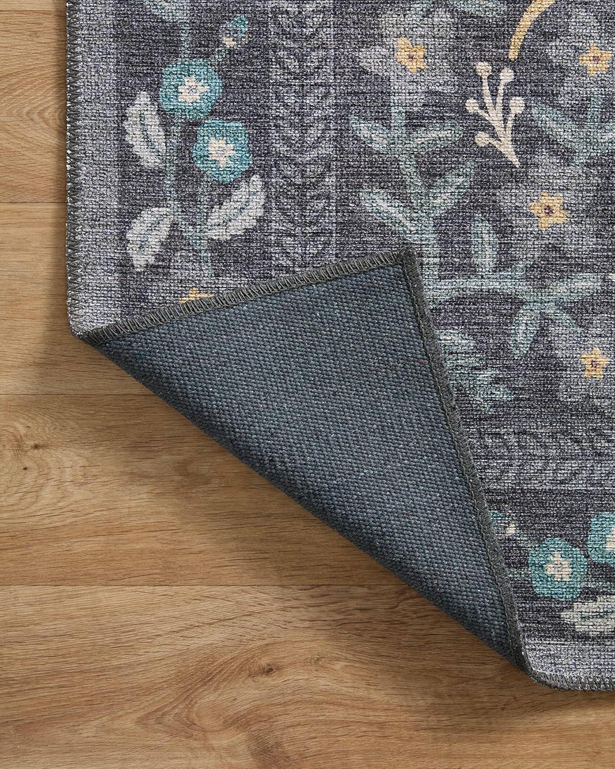 Rifle Paper Co. x Loloi Maison Nightingale Black Rug