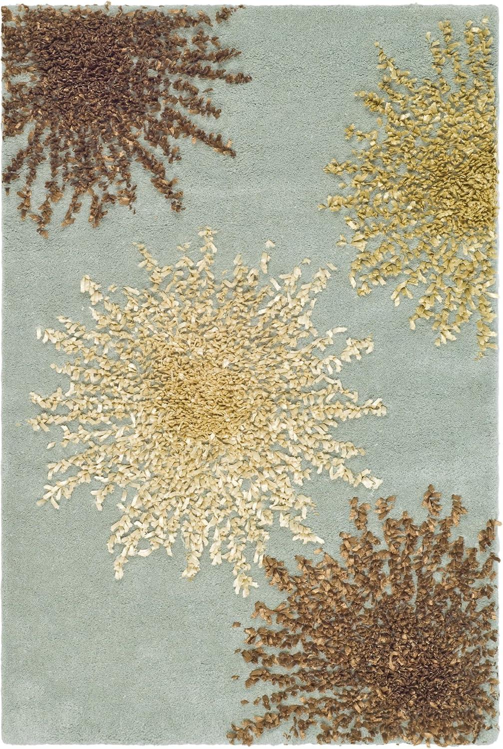Soho SOH712 Hand Tufted Indoor Accent Rug - Light Blue/Multi - 2'x3' - Safavieh.