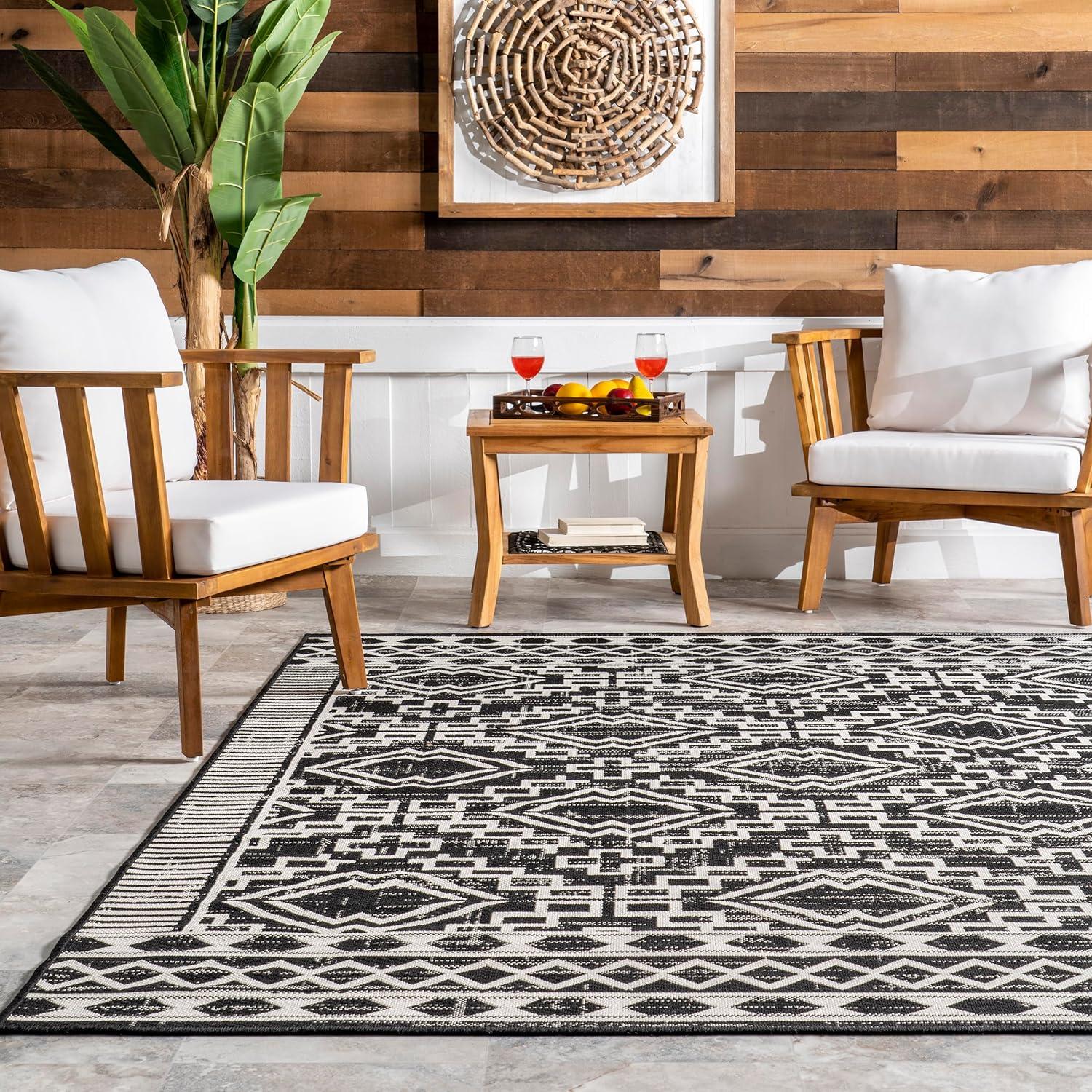 nuLOOM Cari Moroccan Global Indoor and Outdoor Area Rug
