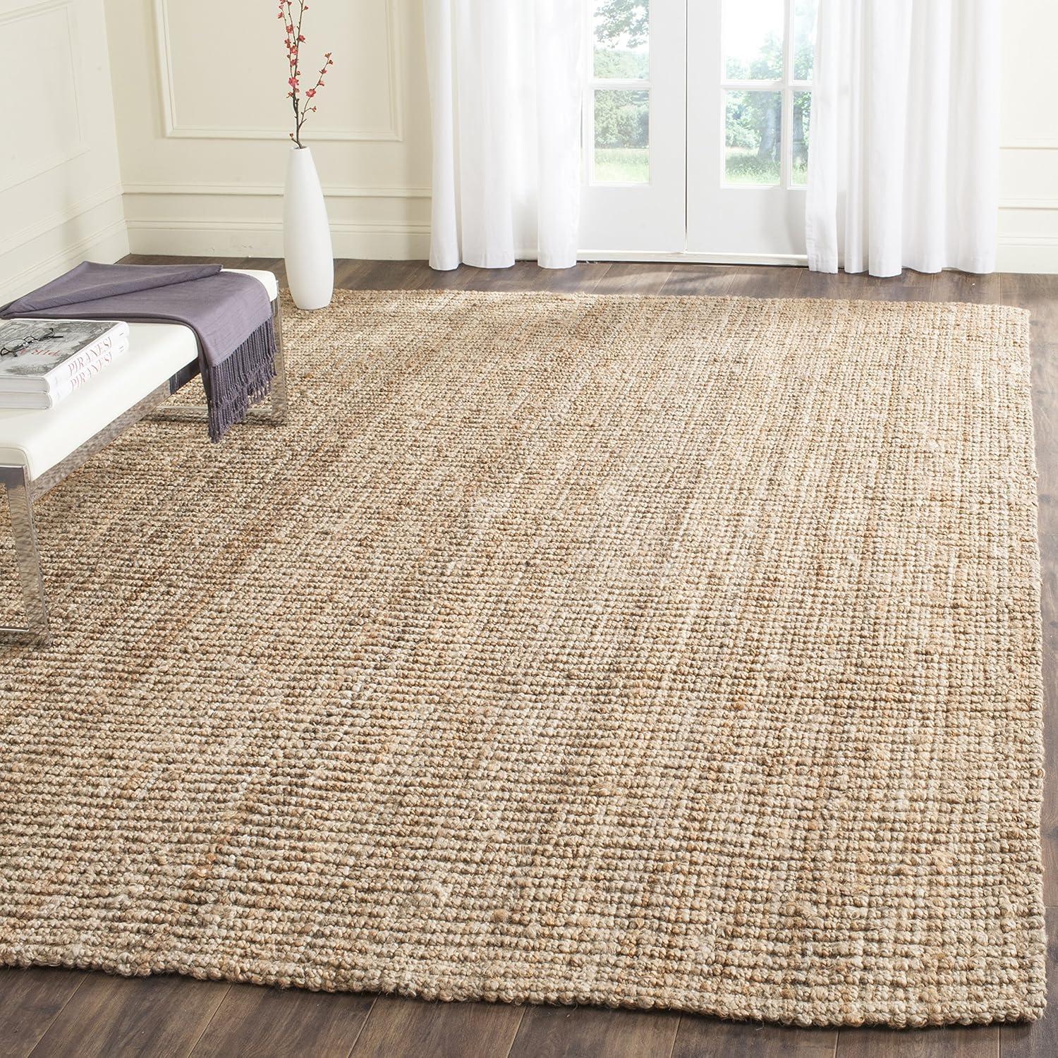 Natural Fiber NF447 Hand Woven Indoor Area Rug - Natural - 7'6"x9'6" - Safavieh
