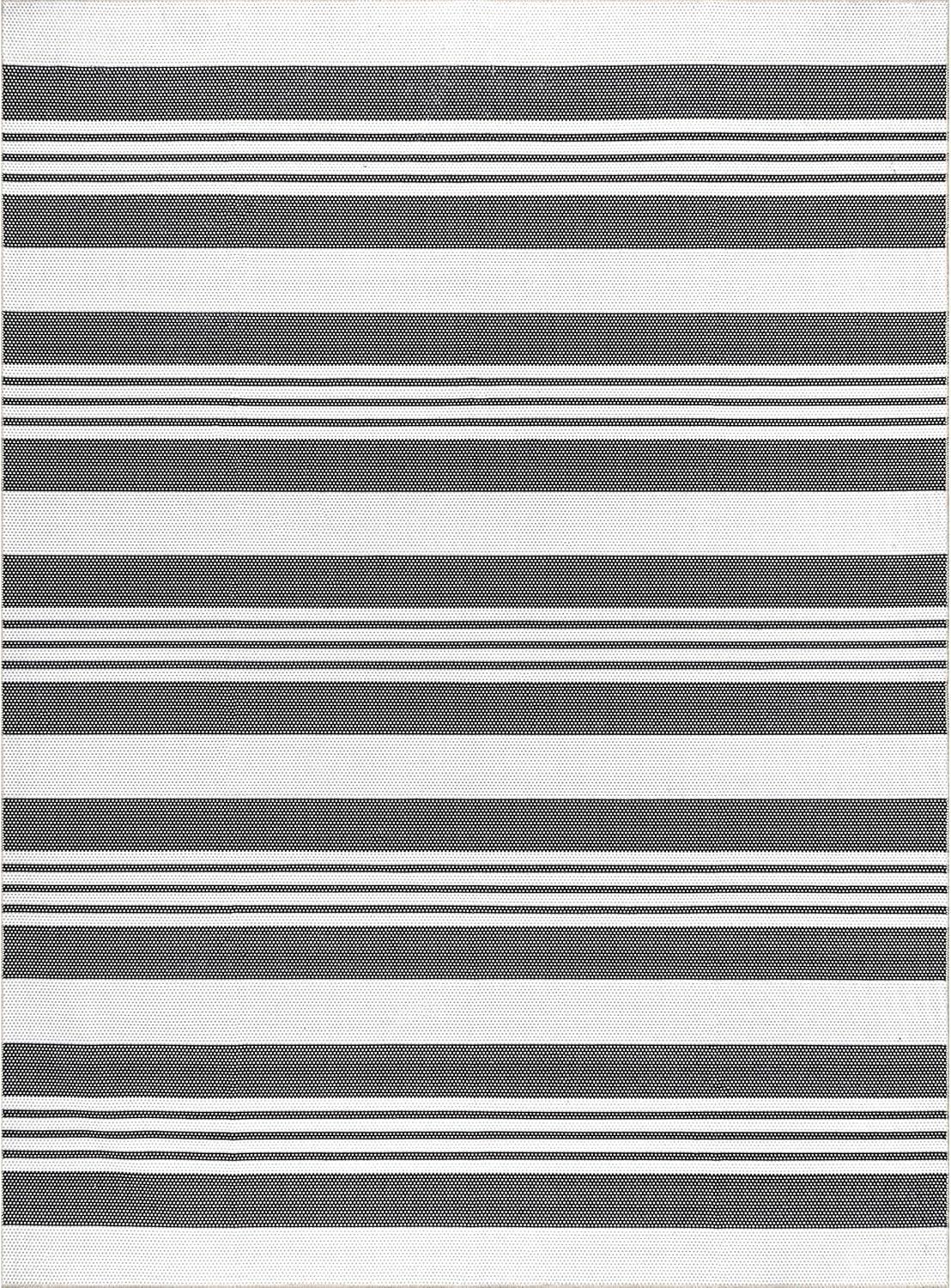 Nuloom Lena Machine Washable Striped Indoor Area Rug