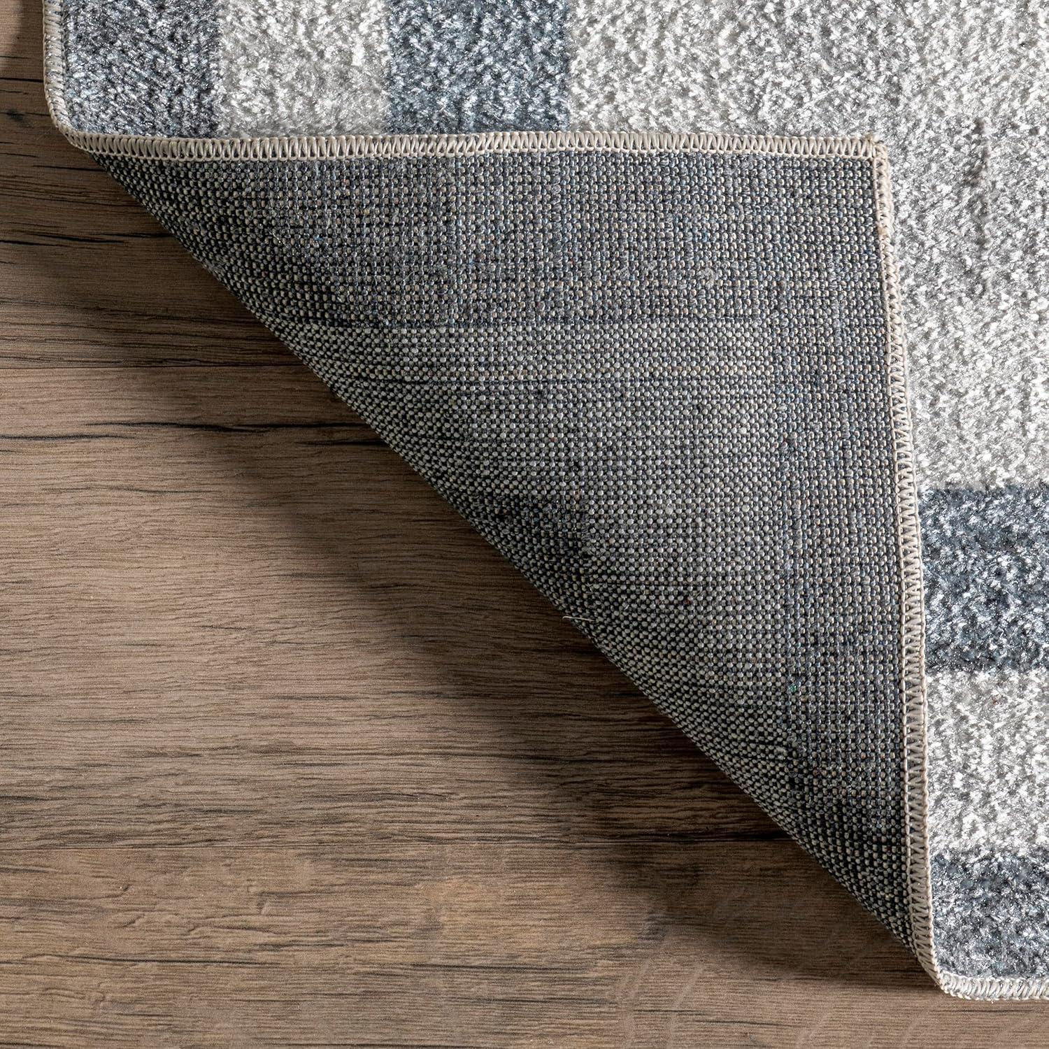 Nuloom Alienor Striped Pet Friendly Machine Washable Area Rug, 3' x 5', Multicolor