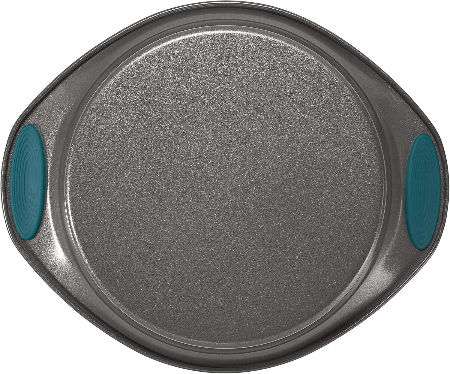 10-Piece Gray and Teal Nonstick Steel Bakeware Set