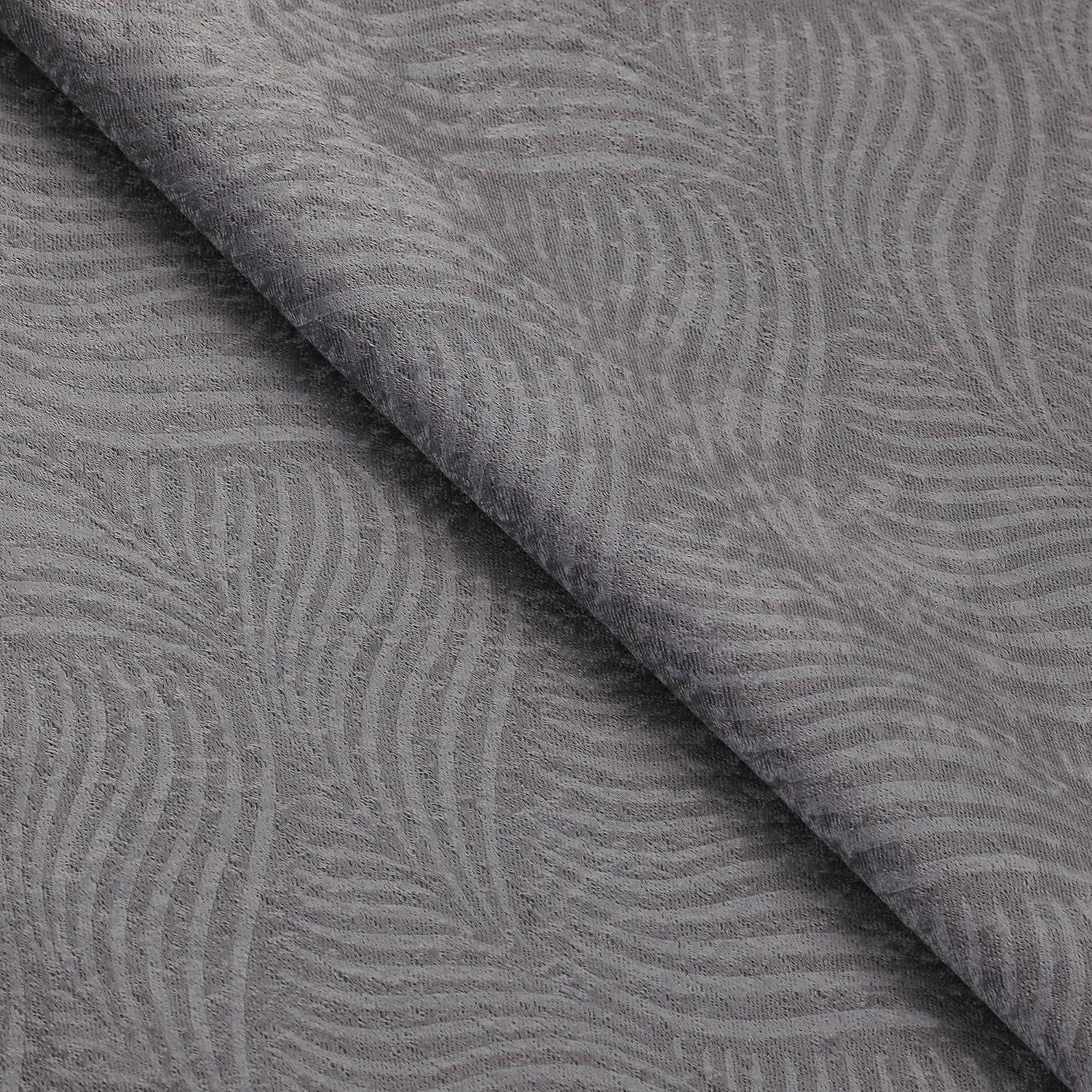 Superior Waverly Blackout Curtains, Rod Pocket, Set of 2, 52" x 63", Silver