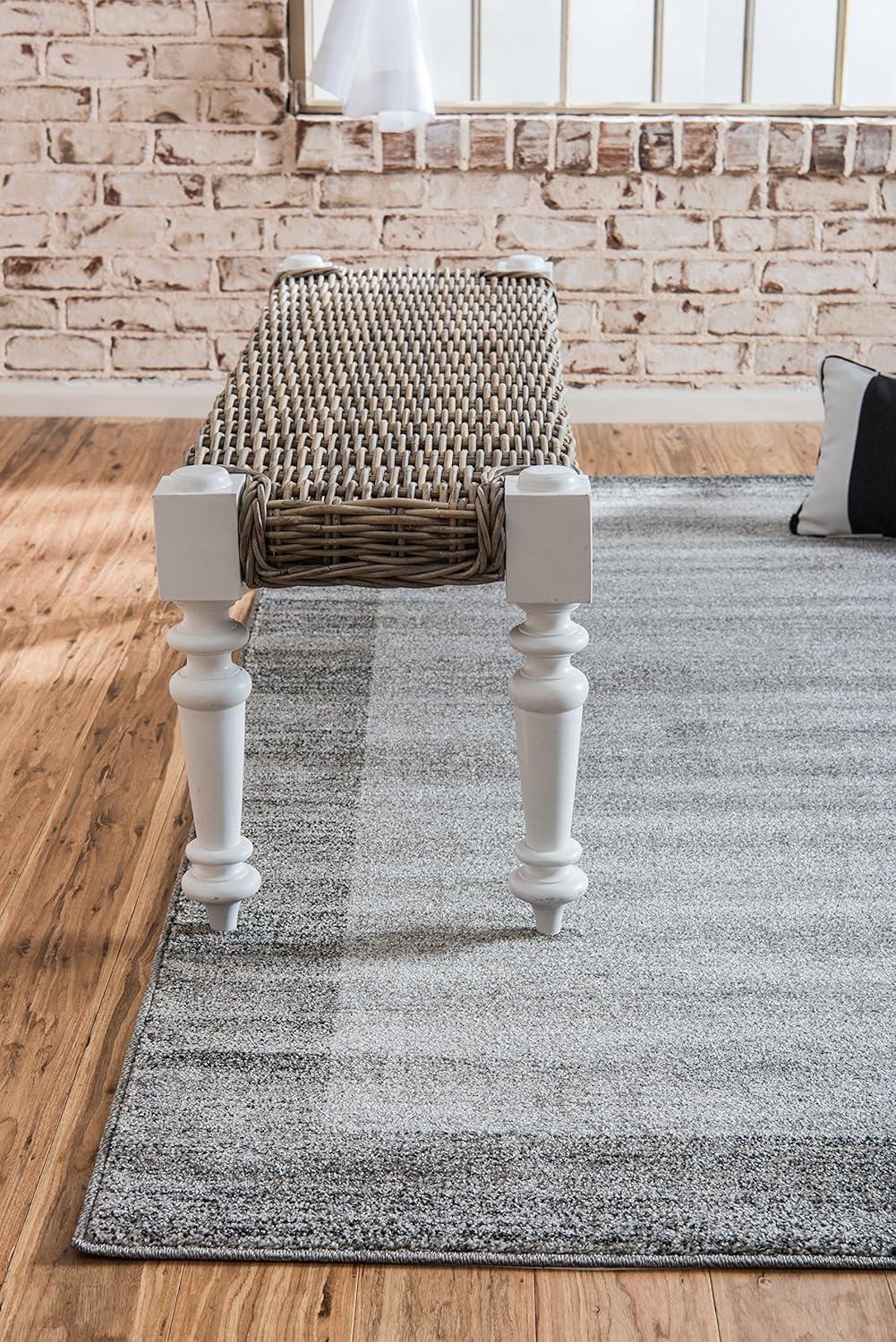 Unique Loom Del Mar Abigail Solid Indoor Woven Area Rug