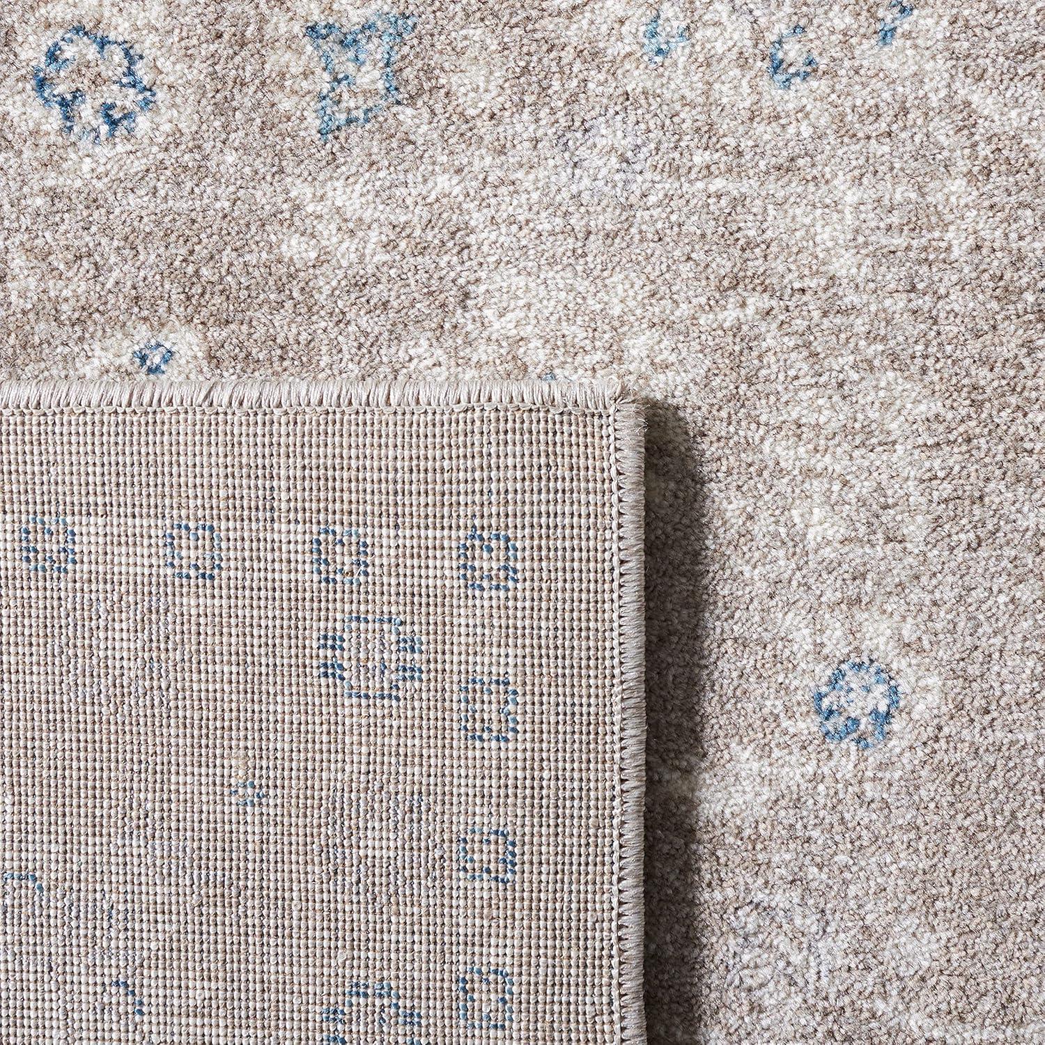 Sofia SOF330 Power Loomed Area Rug - Tan/Blue - 8'9"x11'9" - Safavieh.