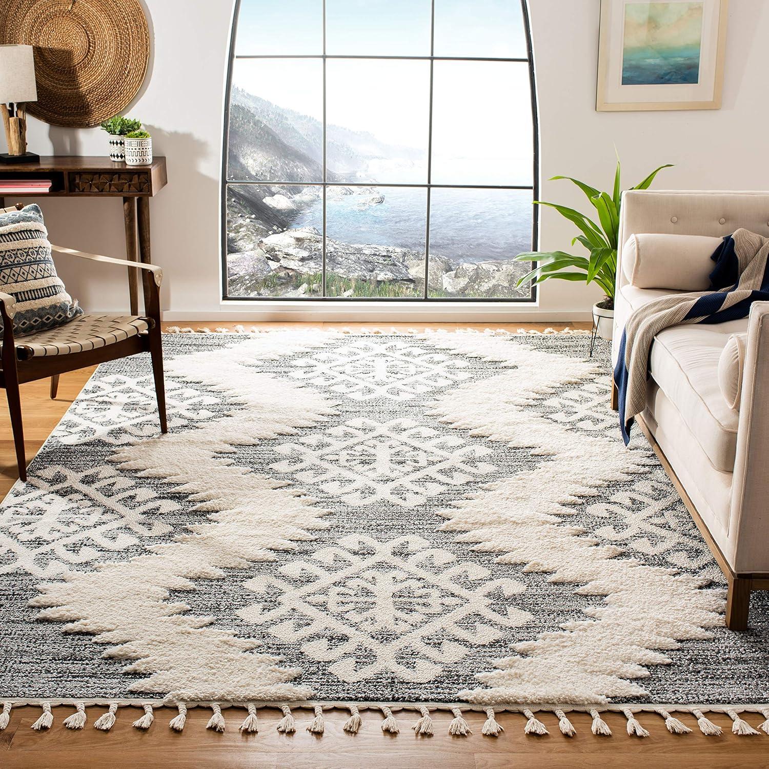 Moroccan Tassel Shag MTS652 Area Rug  - Safavieh