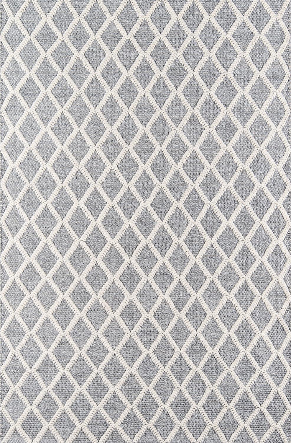 Momeni Andes Trellis Modern Area Rugs, Gray