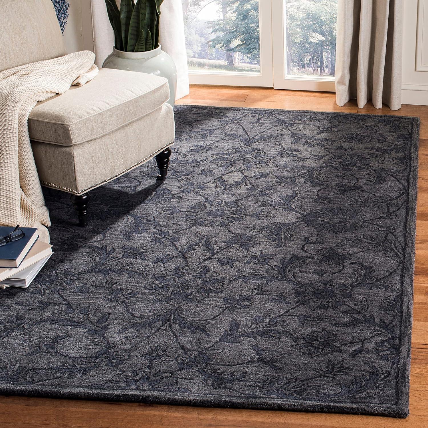 Antiquity AT824 Hand Tufted Indoor Area Rug - Olive/Green - 6'x9' - Safavieh