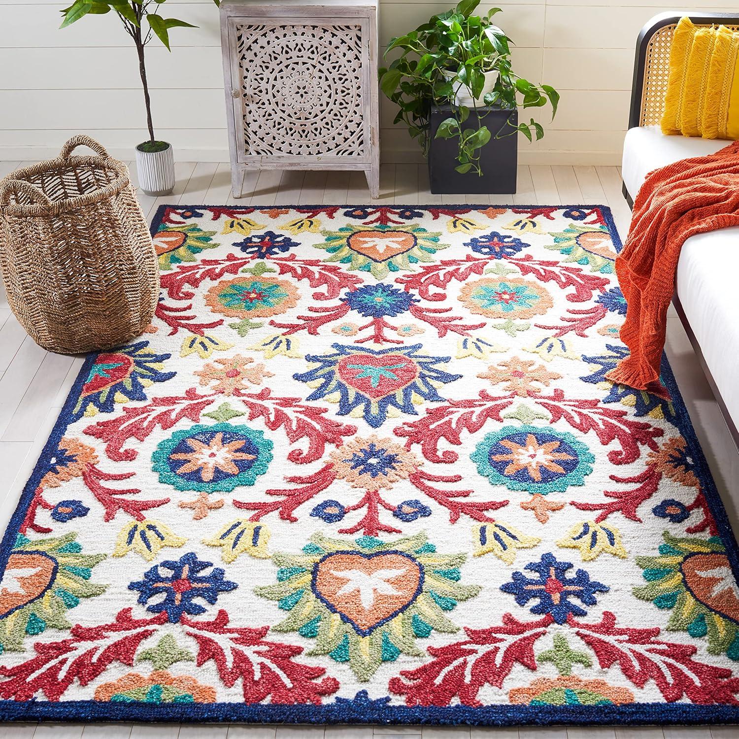 Blossom BLM563 Hand Tufted Area Rug  - Safavieh