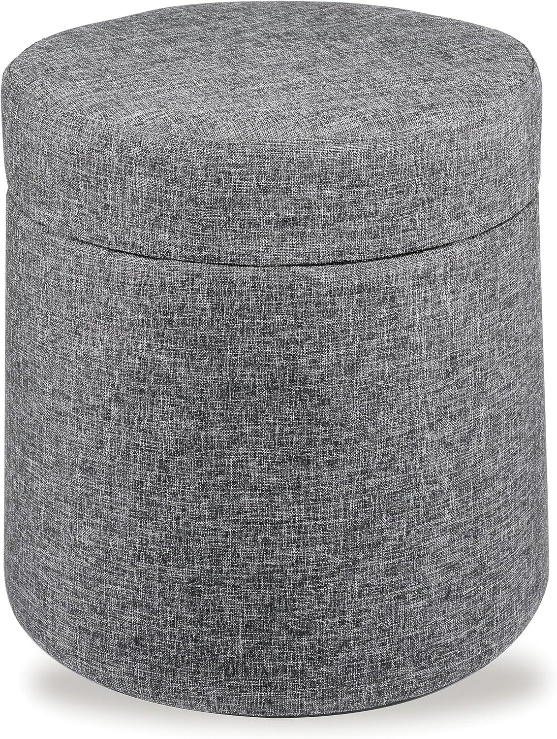 17.25" W Wobble Storage Ottoman