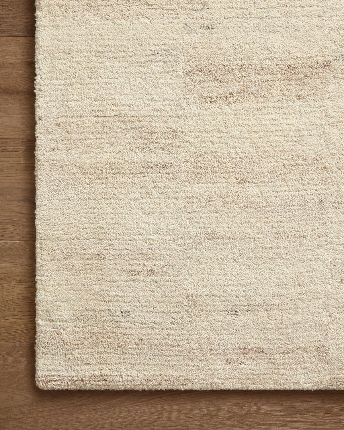 Amber Lewis x Loloi Rocky Natural / Fog Area Rug