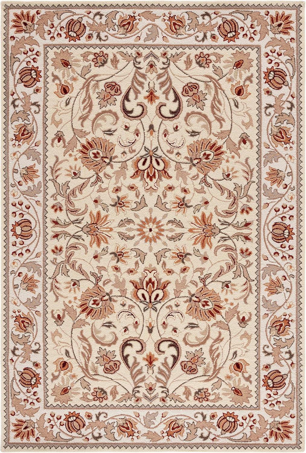 Easy Care EZC101 Hand Hooked Area Rug - Black/Ivory - 8'9"x11'9" - Safavieh.