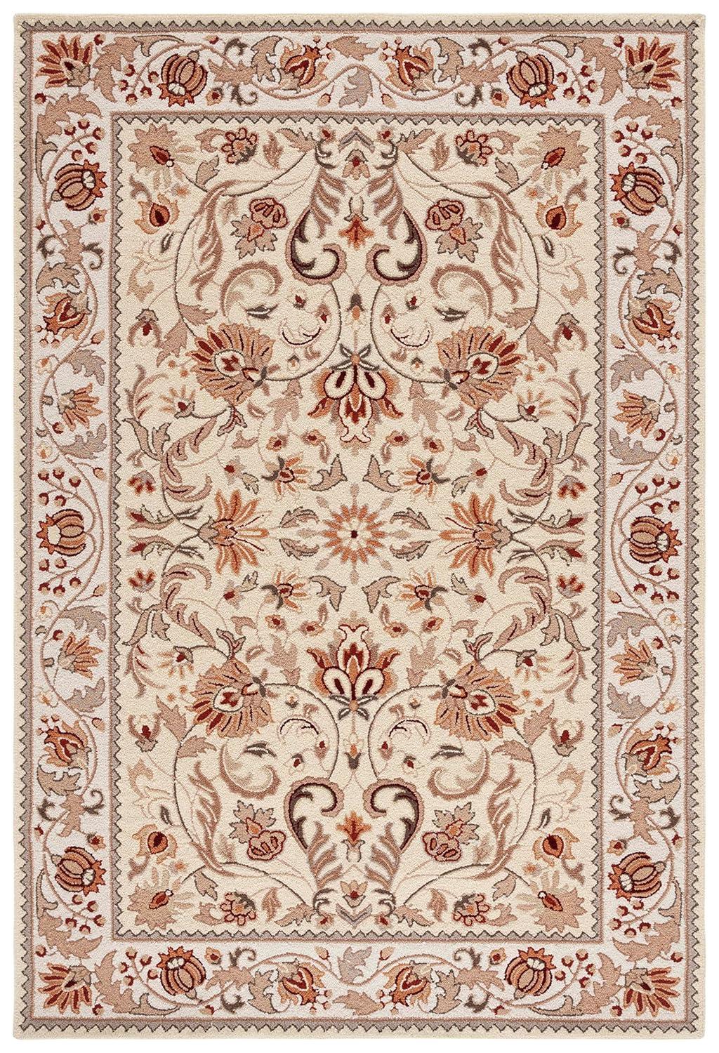 Easy Care EZC101 Hand Hooked Area Rug - Black/Ivory - 8'9"x11'9" - Safavieh.