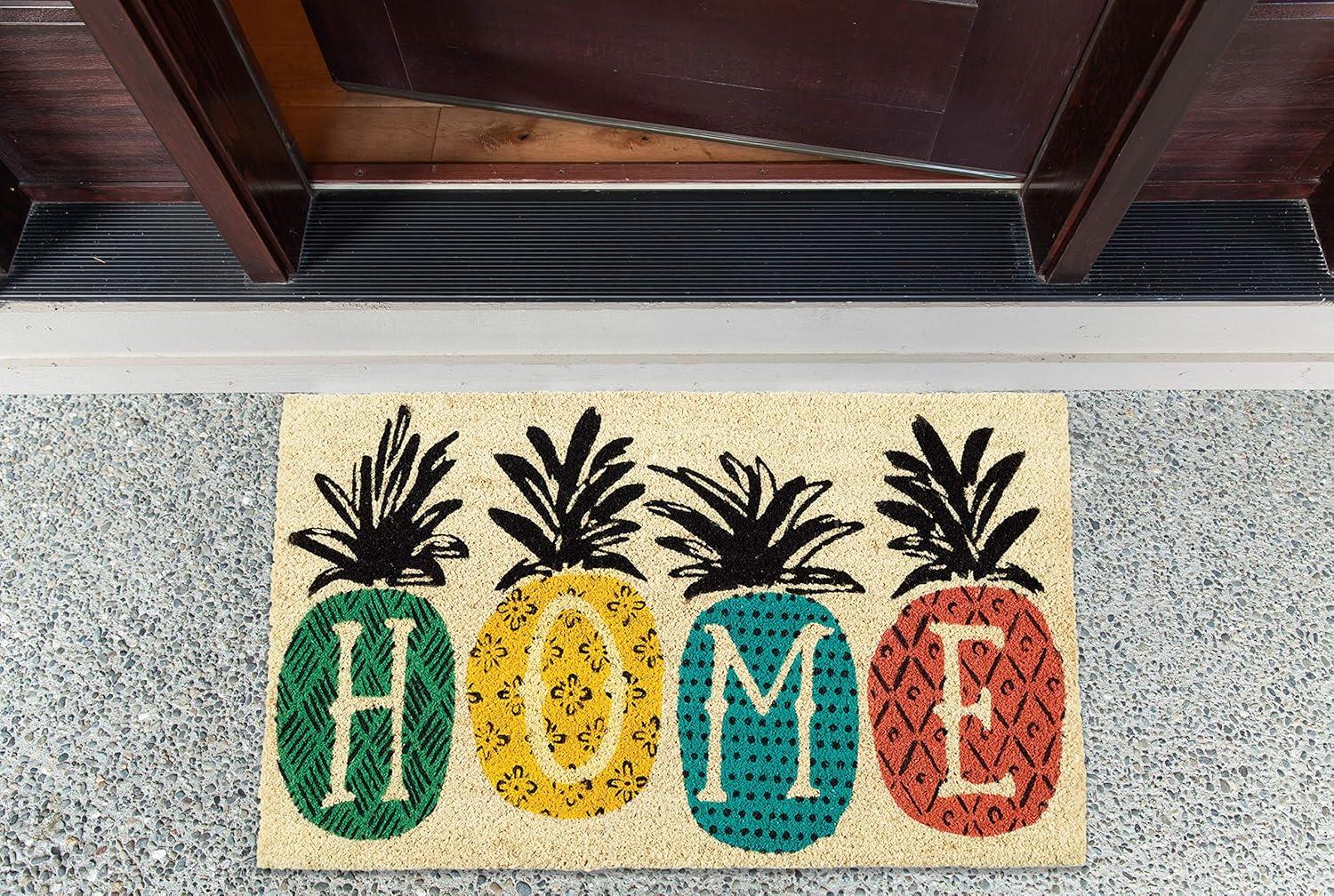 Pineapple Coir Outdoor Doormat, 18x30 Inches