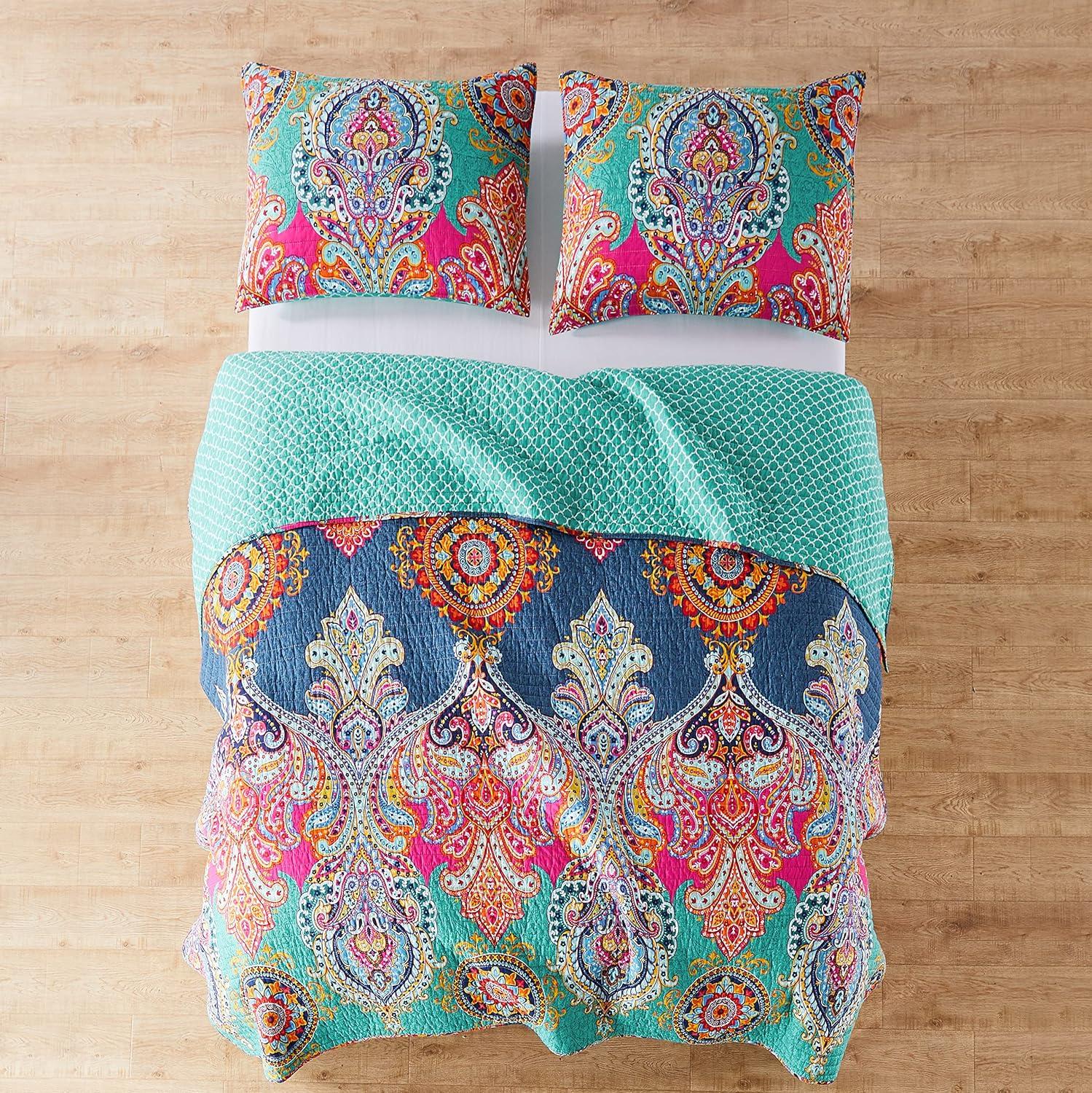 Fantasia Quilt Set - One Twin/Twin XL Quilt and One Standard Sham - Levtex Home