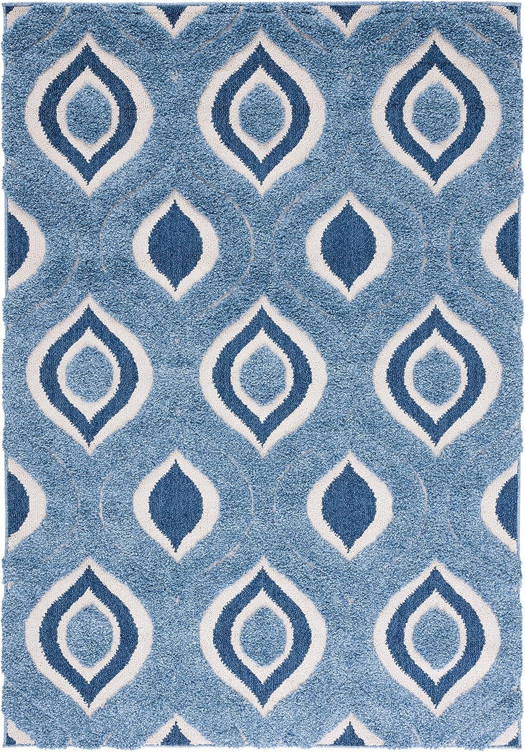 George Oliver Florida Shag Performance Geometric Rug