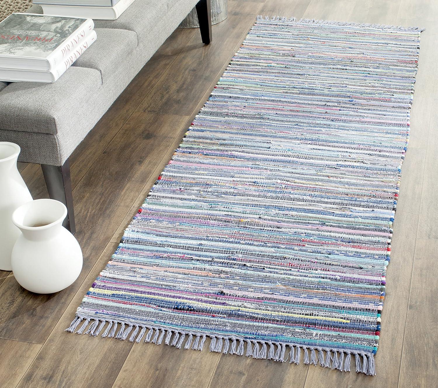 Rag Area Rug RAR121 Hand Woven Area Rug  - Safavieh