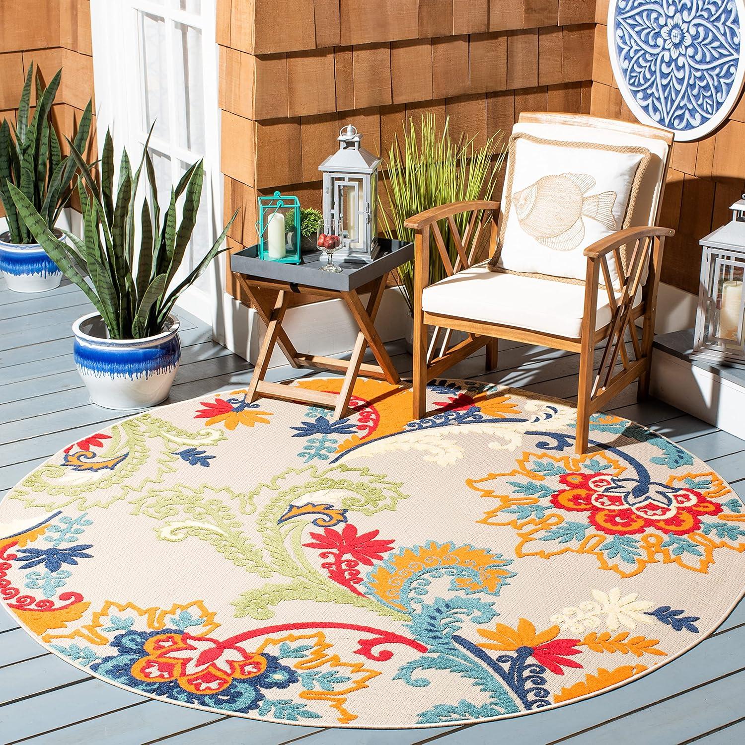 Cabana CBN305 Power Loomed Indoor/Outdoor Area Rug  - Safavieh