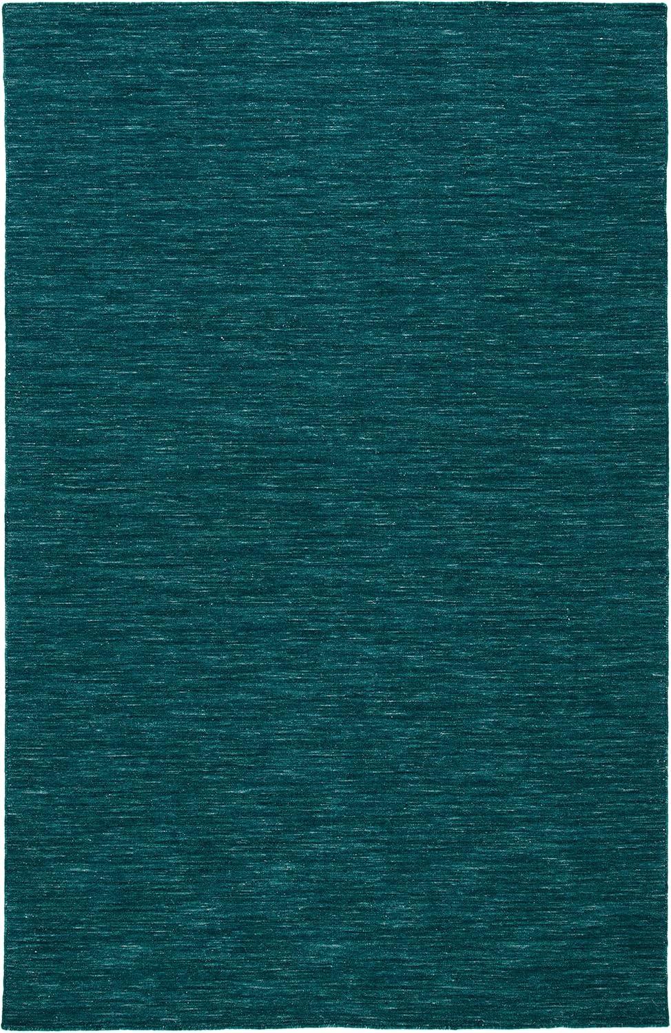 SAFAVIEH Kilim Patrick Solid Area Rug, Dark Green, 4' x 6'