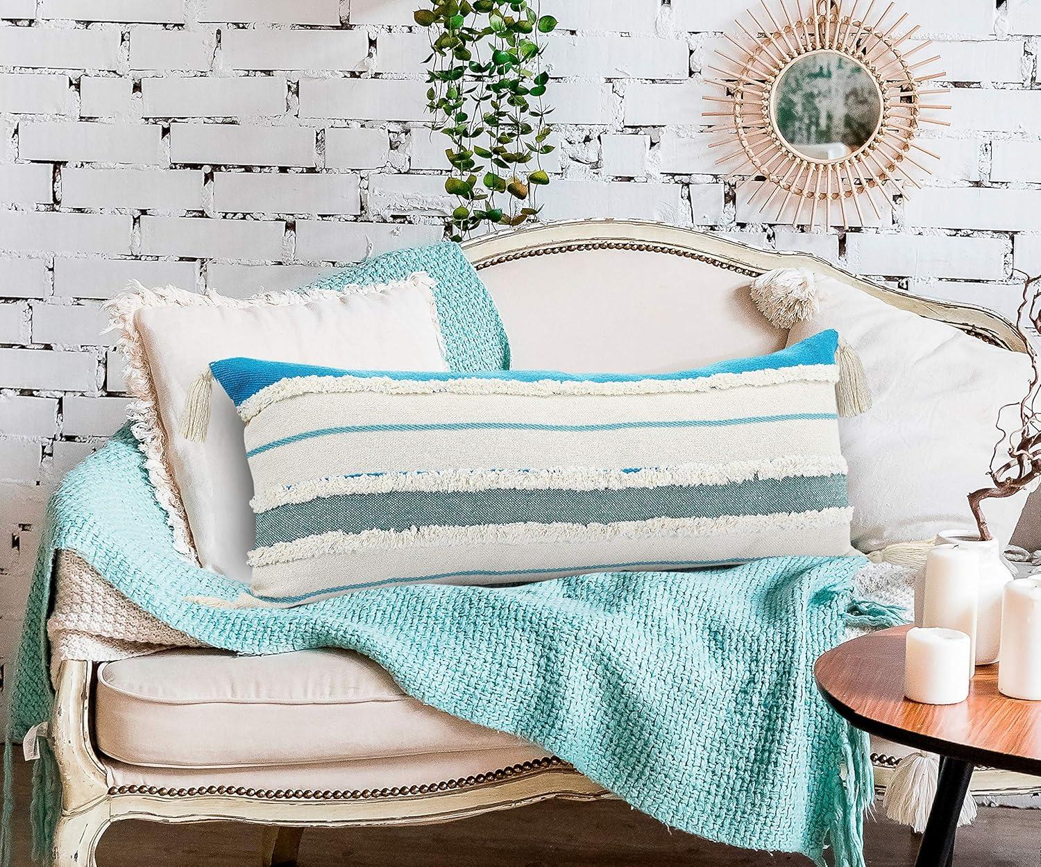 Rajani Home Remii Tassels Cotton Throw Pillow