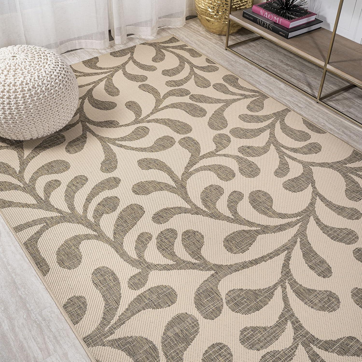 Vine All Over Indoor/Outdoor Area Rug - JONATHAN Y